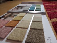 Vorwerk Imo-Premium melierter Velours textiler Teppichbodenbelag Struktur Auslegeware 7143500049 gelb