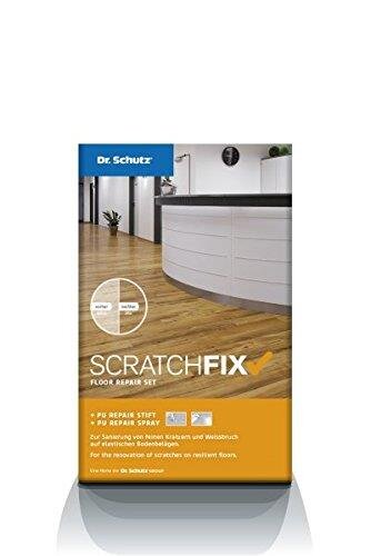 Dr. Schutz Scratch Fix - Vinyl Designboden Repair Set, PVC und Linoleum - Kratzerentfernung, Reparaturset