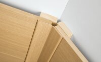 Meister Faltleiste groß für Wand- und Decken-Paneele SP + EP - Holznachbildung passend zum Paneelededekor - Leiste a 2,5m