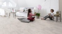 Gerflor Texline HQR - Timber White 1820 Holzdekor PVC Linoleum Rolle Fußbodenbelag mit hoher Belastbarkeit auch im gewerblichem Bereich