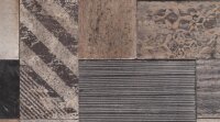 Gerflor Texline HQR - Medley Brown 1990 Steindekor, Fliesendekor, Mineral PVC Linoleum Rolle Fußbodenbelag mit hoher Belastbarkeit auch im gewerblichem Bereich