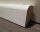 MDF Holz-Sockelleiste folieummantelt weiß gerundet 22x40mm Fußbodenleiste, Laminatleisten - Stück a 2400mm lang