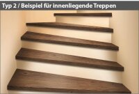 Corpet Dekor-Treppenkanten für Bodenbeläge von Corpet - Klickbare Vinyl-Stufenmatte im Fußbodendekor