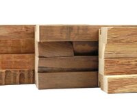 Waldkante Erle Naturholz Wandverkleidung - Echtholzwandelement inklusive Montagesystem - Paket a 1,035m²