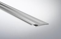 Küberit Alu Rampenprofil Typ 265U 270cm, F4 silber ungebohrt - Aluminium - für einen Höhenausgleich von 5 - 7 mm