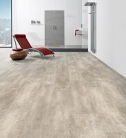 HARO DISANO SmartAqua Designboden Antikeiche Creme strukturiert Klick-Fußbodenbelag - Der Wohngesunde Designboden mit Feuchtraumeignung - Paket a 3,01m²