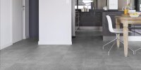 Gerflor Lock 55 [Insight] Clic - Bloom Grey 0867 Stein Dekor - klickbarer Vinyl-Fliesen-Fußbodenbelag für den Objektbereich - Designboden zum zusammenklicken - Paket a 1,71m²