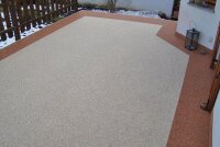Natursteinteppich-Fliese Classic Line Rosso Verona - flexible Bodenfliese für Innen und Außen Marmorteppich - 1 Stück a 0,25m²