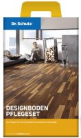 Dr. Schutz Designboden Pflegeset für Vinyl-Bodenbeläge PU Reiniger + Vollpflege für PVC, Vinyl und Linoleum