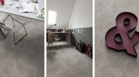 Gerflor PRIMETEX - Harlem Taupe 1845 PVC Linoleum Rolle Fußbodenbelag - Stein- und Fliesendekore