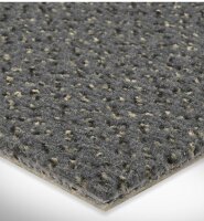 Vorwerk Del-Premium gemusterter Velours textiler Teppichbodenbelag Struktur Auslegeware 7252640001 dunkelgrau
