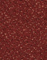 Vorwerk Del -Premium gemusterter Velours textiler Teppichbodenbelag Struktur Auslegeware 7252640020 dunkelrot
