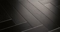 PARADOR Trendtime 3 - Parkettboden Fertigparkett Eiche schwarz M4V lackversiegelt matt Fischgrätmuster 4-seitige V-Fuge - Paket a 1,08m²